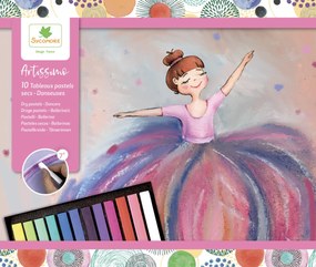 Artissimo - maľba suchým pastelom - Tanečnica