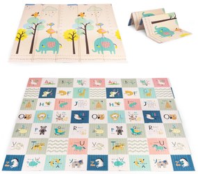 Penová podložka pre deti 200 x 180 cm, Abeceda, ECOTOYS