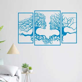 Veselá Stena Samolepka na stenu na stenu Duša lesa Farba: modrá, Veľkosť: 100 x 59 cm