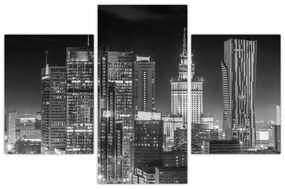 Obraz - Čiernobiely New York (90x60 cm)