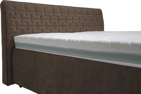 Posteľ Rita 180x200 cm, hnedá látka