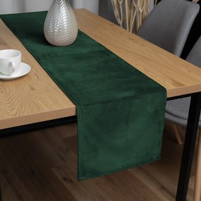 Biante Zamatový behúň na stôl Velvet Prémium SVP-040 Lesná zelená 45x120 cm