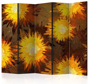 Artgeist Paraván - Sunflower dance [Room Dividers]