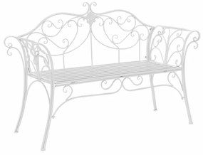 Záhradná lavička Etelia - biela