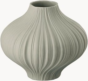 Porcelánová mini váza Plissee Lava, V 7 cm