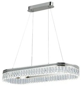 Stmievateľný LED krištáľový luster na lanku THALIA LED/50W/230V 3000-6000K + diaľkové ovládanie