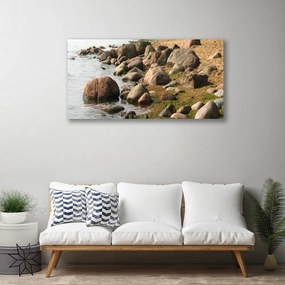 Obraz na plátne Kamene more príroda 120x60 cm