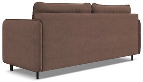 Ružová rozkladacia/s úložným priestorom pohovka 226 cm Luana – Makamii