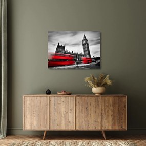 Sklenený obraz - Londýnske Houses of Parliament (70x50 cm)