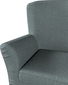 Poťah na kreslo Tomelilla farba produktu modrá látka zapletaná