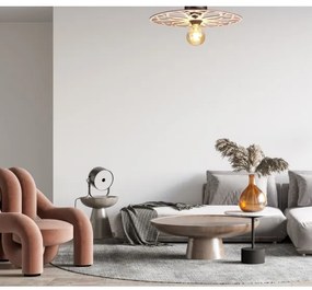 Prisadený luster FALCO 1xE27/60W/230V pr. 40 cm béžová