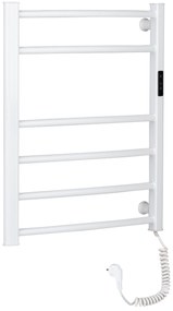 Cerano Luca, elektrický sušiak uterákov s displejom 660x550 mm, biela, 97W, CER-LIV-W-EG-6-55