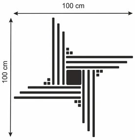 Dekoračné zrkadlo POINTS 100cm