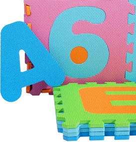 Spielwerk Penová podložka pre deti PUZZLE, 86 dielov, viacfarebná