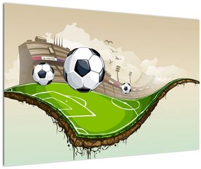 Obraz - Futbalové ihrisko (90x60 cm)