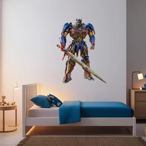 Textilná nálepka na stenu "Transformer - Optimus Prime"