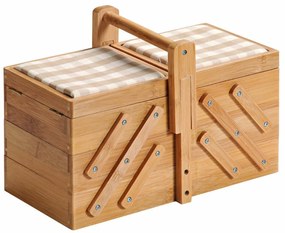 Kesper 58710 Organizér na šijacie potreby bambus, 29 x 19 x 16,5 cm