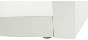 Kondela Konferenčný stolík, biely lesk/dub sonoma, MELIDA