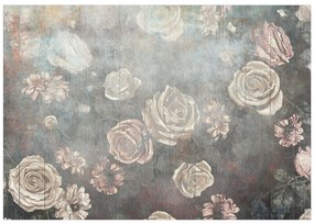 Artgeist Fototapeta - Misty Flowers - First Variant Veľkosť: 150x105, Verzia: Standard