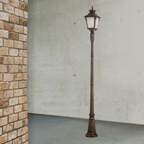 Orion - Vonkajšia lampa AIKO 1xE27/60W/230V 240 cm IP23 bronz/patina