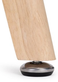 Moderný drevený stôl do obývačky, 80 cm