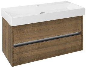 Sapho Sapho, NIRONA umývadlová skrinka 95x51,5x43cm, dub Sherwood (NR102)