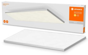 LEDVANCE LED panel PLANON FRAMELESS, 40W, teplá biela, 120x30cm, hranatý, biely
