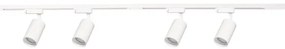 Bodové svietidlo v lištovom systéme PIPE 4xGU10/10W/230V biela
