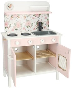 KIK Drevená kuchynská ružová rúra LULILO