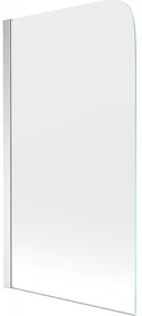 Mexen FELIX, vaňová zástena, 1-krídlo, 80 x 140 cm, chróm-transparentná, 890-080-001-01-00