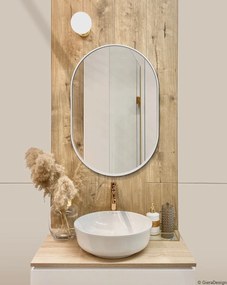 Zrkadlo Ambient Slim White Rozmer: 40 x 105 cm