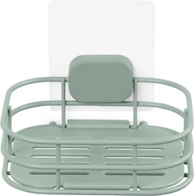 Samodržiaca kovová nádobka na mydlo v mentolovej farbe Grena – Compactor