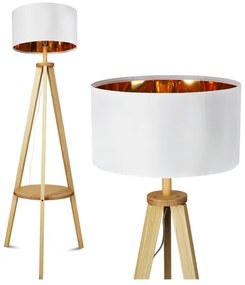 Stojacia lampa 1xE27/40W/230V biela