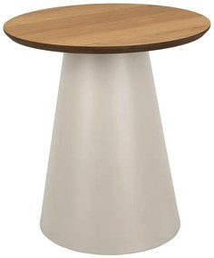 Odkladací stolík Soli 45 cm dub prírodný/šedý
