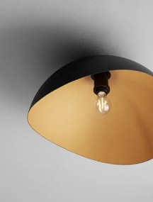 LED čierno-zlaté dizajnové stropné svietidlo Opsi 50