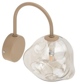 Nástenné svietidlo LAVA 1xG9/8W/230V béžová/dymová béžová