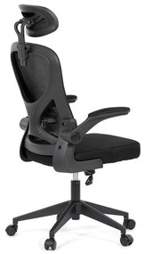 Autronic BONTEC Kancelárska stolička, hojdací mechanizmus, čierna, KA-K2021 BK Farba: Šedá