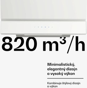 Klarstein Velaire digestor, Elegantný, minimalistický, výkonný, Energetická trieda A++, 820 m³/h, 60 cm