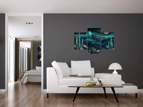 Obraz - Tyrkysová noc (90x60 cm)