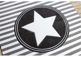 Detský kusový koberec Hviezda sivý 180x270cm