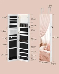 Šperkovnica so zrkadlom JJC032W01