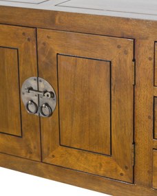 Konzola Ibuku brown 120x38x95cm
