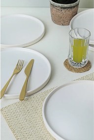 Biele keramické taniere v súprave 6 ks ø 27 cm – Hermia