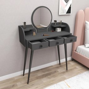 Kozmetický stolík Elegans Anthracite