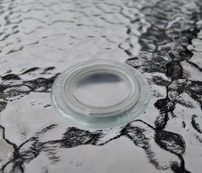 TRENDIE Záhradný stôl so sklom 150x90cm