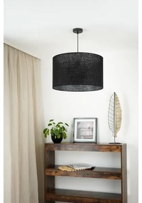 Brilagi - Luster na lanku TUBES ROLLER 1xE27/15W/230V pr. 50 cm čierna