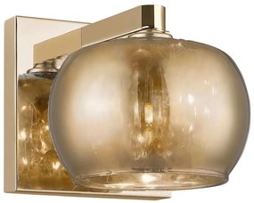 Zuma Line W0076-01A-F7HF - Nástenné svietidlo CRYSTAL 1xG9/42W/230V zlatá