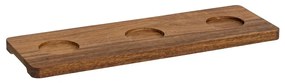 Kameninová servírovacia miska Acacia 37x12,5x6 cm sada 3ks