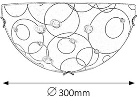 Rabalux 1960 - Nástenné svietidlo JOLLY 1xE27/60W/230V