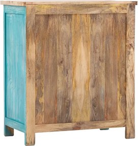 furniture-nabytek.cz - Masívna komoda Santa Cruz z mangového dreva, modrá, lakovaná